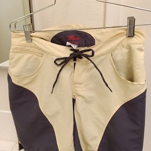 Fox Gray and Yellow Bike Short